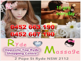Sydney Asian Massage Top Ryde Massage