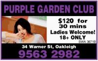 Purple garden adult club Company Logo
