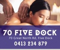 70 Five Dock Massage Company Logo